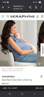 Skin to skin top / buideltop Seraphine, Kleding | Dames, Ophalen of Verzenden, Zo goed als nieuw, Blauw