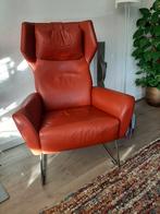 Stijlvolle leren fauteuil van Swedese, Gebruikt, Minder dan 75 cm, Leer, Ophalen of Verzenden