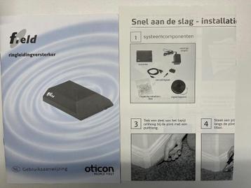 "OTICON" FIELD RINGLEID. VERSTERKER VOOR SLECHTHORENDEN. beschikbaar voor biedingen