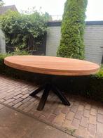 Ronde eettafel, Huis en Inrichting, Tafels | Eettafels, Ophalen, Zo goed als nieuw, Rond, 100 tot 150 cm