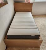 Eenpersoonsbed van IKEA, incl. matras en lattenbodem, Huis en Inrichting, 90 cm, Eenpersoons, Wit, Zo goed als nieuw