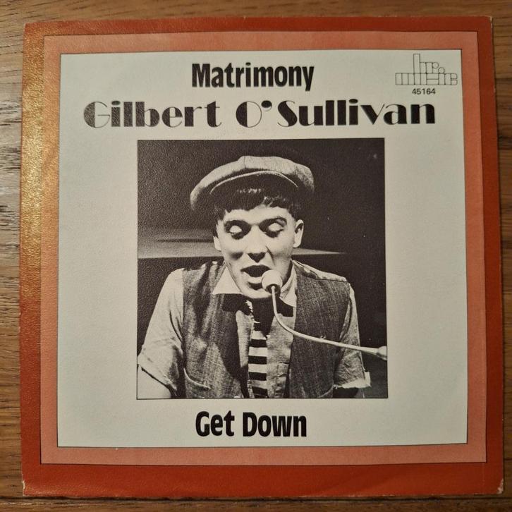 Gilbert O'Sullivan - Matrimony/Get Down (040), Cd's en Dvd's, Vinyl Singles, Gebruikt, Pop, Verzenden