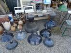 SALE: allerlei industriele Franse lampenkappen lampen kappen, Antiek en Kunst, Ophalen