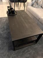 Salontafel 2 laags zwart, Huis en Inrichting, Tafels | Salontafels, Ophalen, 100 tot 150 cm, 50 tot 100 cm, Zo goed als nieuw