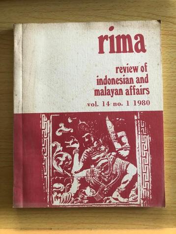 Review of Indonesian and Malayan Affairs vol. 14, 1&2 1980 beschikbaar voor biedingen