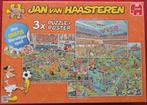 Jan van Haasteren legpuzzels 3 x Voetbalwaanzin 1000/750/500, Hobby en Vrije tijd, Denksport en Puzzels, Ophalen of Verzenden