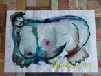 Jacob Kanbier origineel gesigneerd, Antiek en Kunst, Ophalen