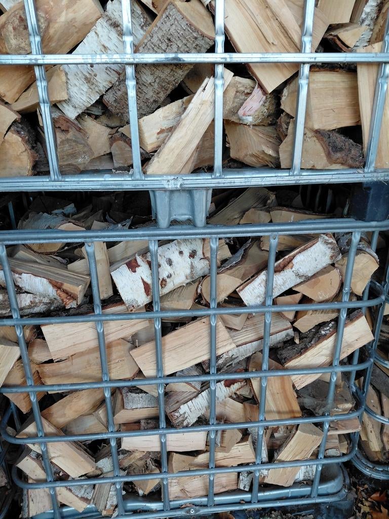 Droog brandhout. BERKEN., Tuin en Terras, 6 m³ of meer, Ophalen