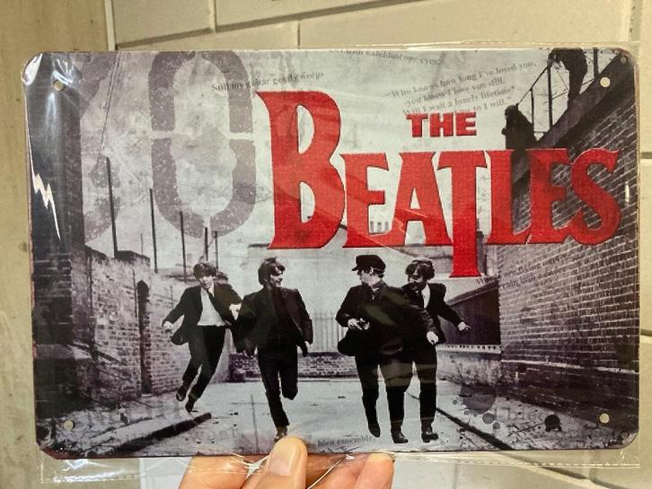 The Beatles posters metaal, Verzamelen, Posters, Nieuw, Muziek, A1 t/m A3, Ophalen of Verzenden