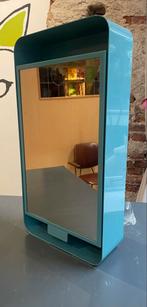 IKEA Gunnern Spiegelkast Blauw retrolook, Huis en Inrichting, Badkamer | Badkamermeubels, Ophalen, Minder dan 50 cm, Spiegelkast
