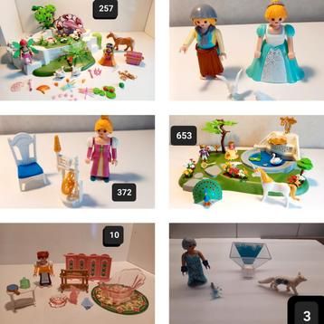 Mooie prinsessen set van Playmobil 6 sets 