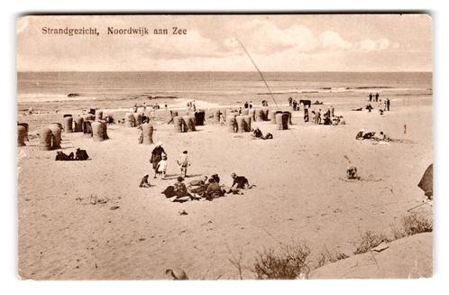 Noordwijk aan Zee, Strandgezicht, Verzamelen, Ansichtkaarten | Nederland, Gelopen, Zuid-Holland, 1920 tot 1940, Verzenden