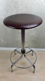 Vintage Brabantia kruk, mid century, Ophalen, Gebruikt, Met voetsteun, 60 tot 90 cm