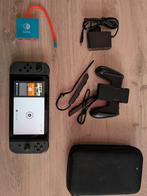 Nintendo Switch V1 Unpatched Compleet, Ophalen of Verzenden, Gebruikt, Met 2 controllers, Switch Original