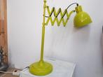 mooie gave vintage gif groene tafellamp verstelbaar, Ophalen of Verzenden, Zo goed als nieuw, Minder dan 50 cm