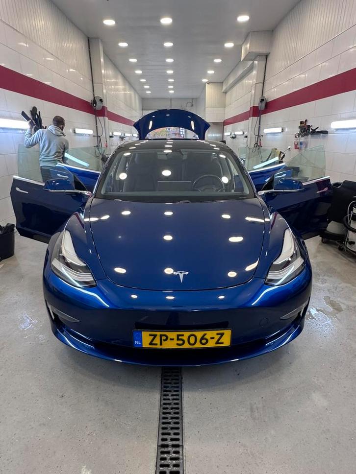 Tesla Model 3 Long range AWD  Blauw garantie tot 160,000, Auto's, Tesla, Particulier, Model 3, 360° camera, Achteruitrijcamera