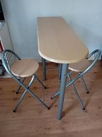 Bar met twee inklapbare krukken, Ophalen, Gebruikt