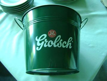 Nieuwe ijsemmer Grolsch met logo beschikbaar voor biedingen