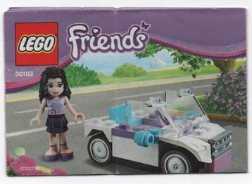 lego 30103-1 lego friends, auto uit polybag (2012)