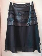 Feestrok Chiffon rok 42, Kleding | Dames, Rokken, Zwart, Maat 42/44 (L), Nieuw, Ophalen of Verzenden