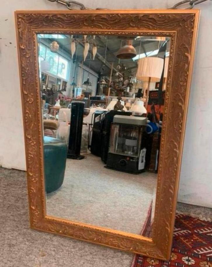 Spiegel vintage barok antiek stijl wandspiegel., Huis en Inrichting, Woonaccessoires | Spiegels, Ophalen of Verzenden