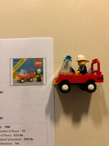 Vintage LEGO 6505 Brandweerauto uit 1988 beschikbaar voor biedingen