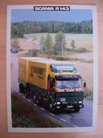 Scania R143 Brochure 1988 – R 143 Front V8, Ophalen, Zo goed als nieuw, Overige merken, Scania