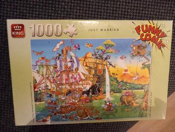 Puzzel 1000 stukjes, Just married  beschikbaar voor biedingen