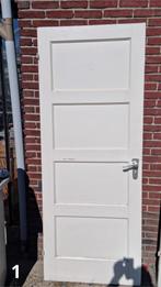 Klassieke stompe binnendeuren, Doe-het-zelf en Verbouw, Deuren en Horren, Ophalen, 80 tot 100 cm, Binnendeur, 200 tot 215 cm