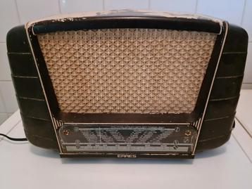 Vintage Erres radiotoestel KY534 Bakeliet. Buizen