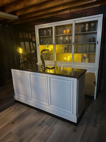 Landelijke bar set toog cafe kroeg balie sfeervol uniek beschikbaar voor biedingen