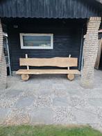 Eikenhouten bank., Tuin en Terras, Ophalen, Hout
