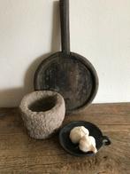 Antieke Stenen Vijzel - Keukenbenodigdheden Rustiek Decorati, Antiek en Kunst, Ophalen
