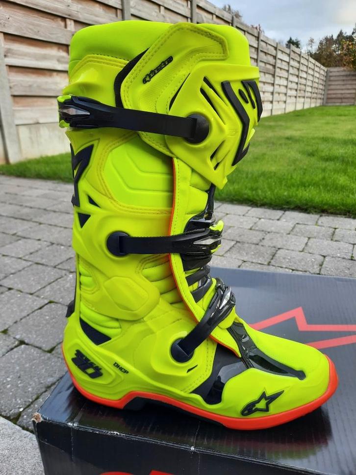 Alpinestars tech 10 maat 43 (us9 ) "nieuw", Motoren, Kleding | Motorkleding, Motorcrosskleding, Heren, Nieuw zonder kaartje, Ophalen of Verzenden