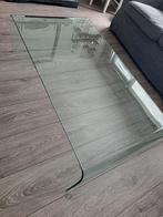 Glazen salontafel vanaf €80, 50 tot 100 cm, Minder dan 50 cm, Gebruikt, Rechthoekig