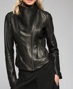 Magnifieke zwarte lederen jas Vespucci 38, Maat 38/40 (M), Zwart, Nieuw, Ophalen of Verzenden