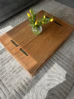 Salontafel/kist, Ophalen, Gebruikt, 100 tot 150 cm, Teakhout