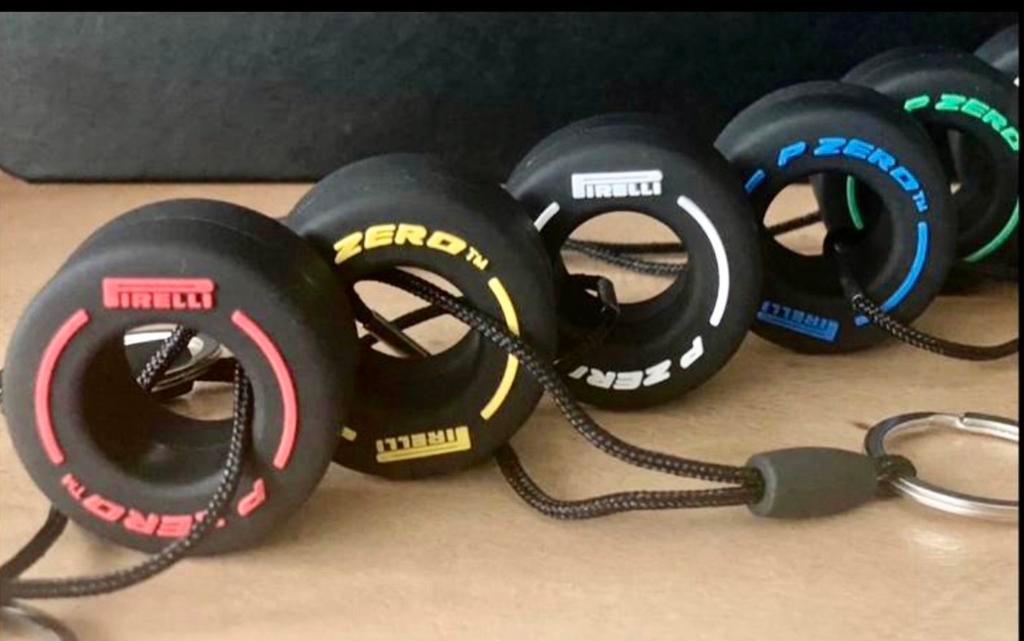 sleutelhanger band formule1 pirelli pzero f1 €10,50/ 5 stuks, Verzamelen, Automerken, Motoren en Formule 1, Nieuw, Formule 1, Verzenden