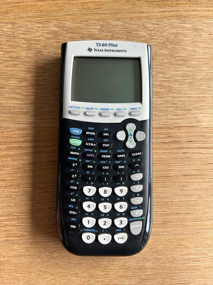 Texas Instruments TI-84 Plus - Grafische Rekenmachine, Computers en Software, Overige Computers en Software, Zo goed als nieuw