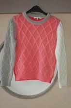 Xandres, trui, grijs/ecru/roze, mt S, zgan, Kleding | Dames, Maat 38/40 (M), Ophalen of Verzenden, Zo goed als nieuw, Roze
