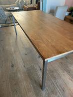 Teakhouten eettafel, Ophalen, Gebruikt, 100 tot 150 cm, Teakhout