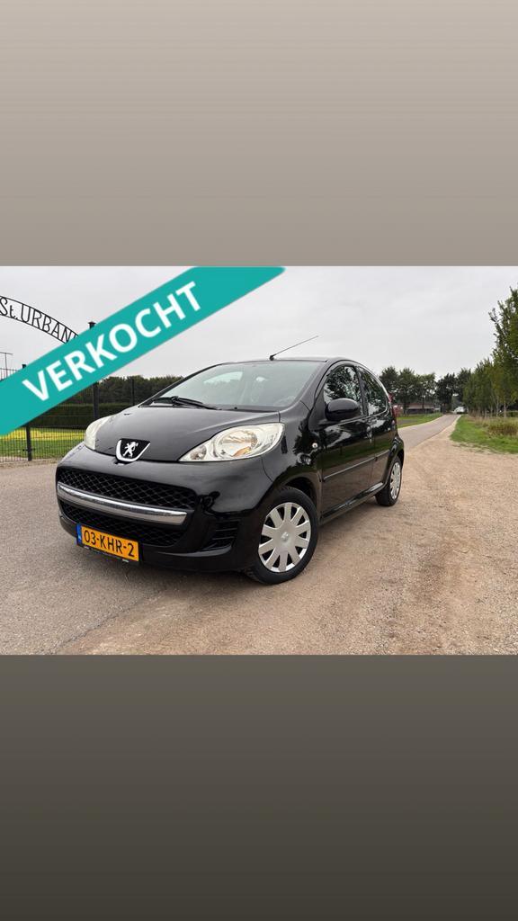 !!!!! VERKOCHT !!!!!Peugeot 107 1.0 12V 5DR 2009 Zwart, Auto's, Peugeot, Bedrijf, ABS, Airbags, Airconditioning, Centrale vergrendeling