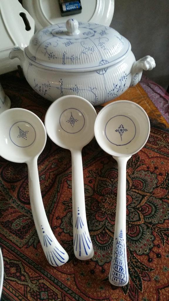 soeplepels boch la louviere serie copenhague oude en nieuw, Antiek en Kunst, Antiek | Servies los, Ophalen of Verzenden