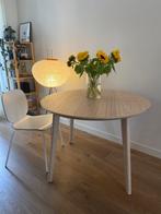 Ikea Lisabo eettafel, Huis en Inrichting, Tafels | Eettafels, Ophalen, Rond, Zo goed als nieuw, 100 tot 150 cm