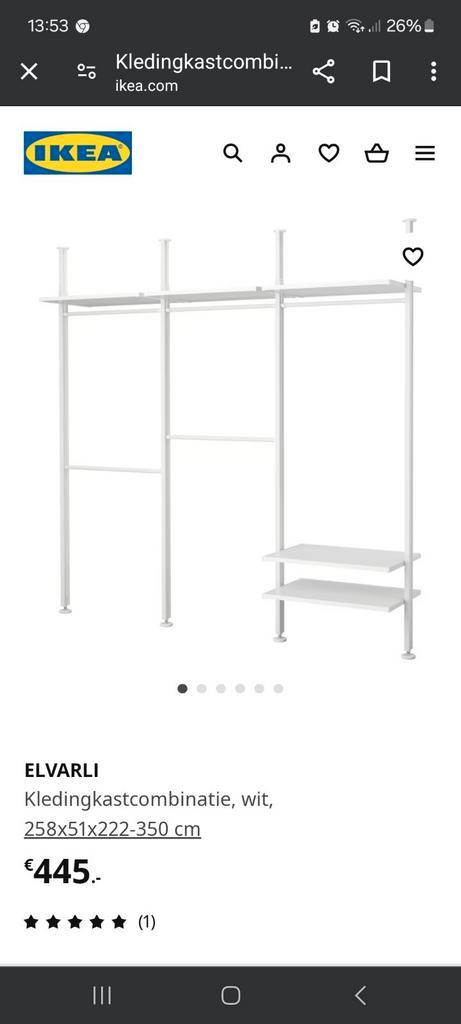 Ikea stelling kledingkast, Kleding | Dames, Kledingrekken, Gebruikt, Ophalen