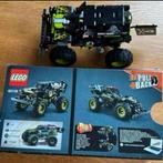 LEGO 42118 pull back Grave Digger. Mooie monstertruck., Ophalen of Verzenden, Zo goed als nieuw
