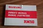 Werkplaatshandboek Suzuki RM50, Ophalen of Verzenden, Suzuki