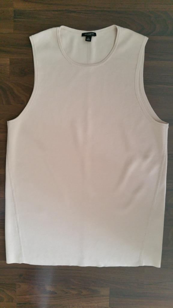Ann Taylor top créme-kleur off-white     ALS NIEUW, Kleding | Dames, Tops, Zo goed als nieuw, Maat 38/40 (M), Wit, Zonder mouw