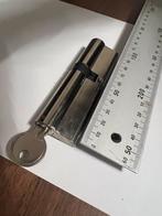 Bks cilinderslot, Ophalen of Verzenden, Zo goed als nieuw, Rvs, Slot