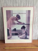 Sinterklaas tip : Poster ballerina dance poster in alu lijst, Ophalen of Verzenden, Zo goed als nieuw, Hout, Minder dan 50 cm